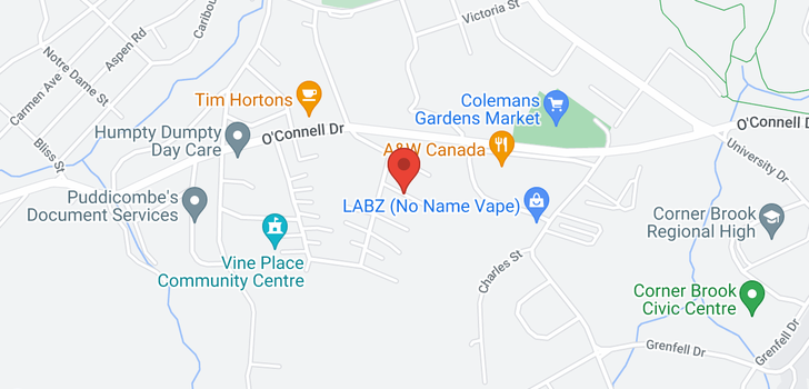 map of 0 Gale Street